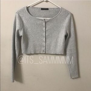 light gray athelia sweater